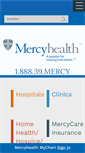 Mobile Screenshot of mercyhealthsystem.org